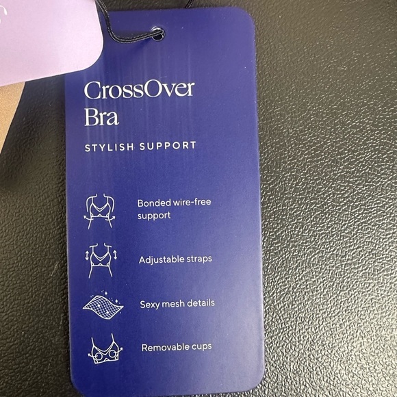 Sold HoneyLove CrossOver wireless Bra tan size 3X NWT - Picture 6 of 6